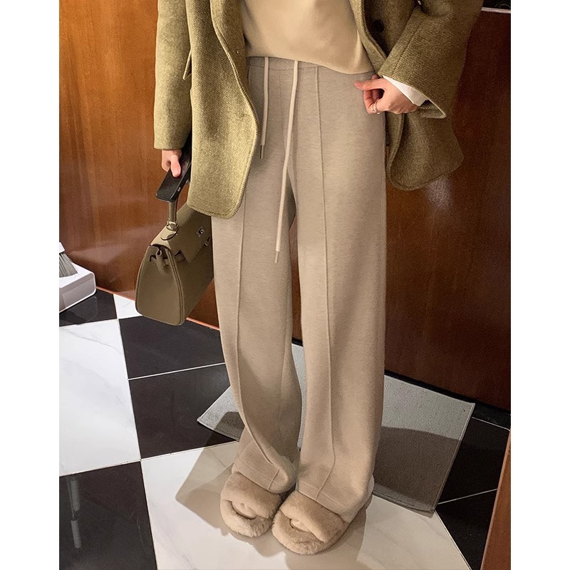 Pantalones de piernas anchas de patrón