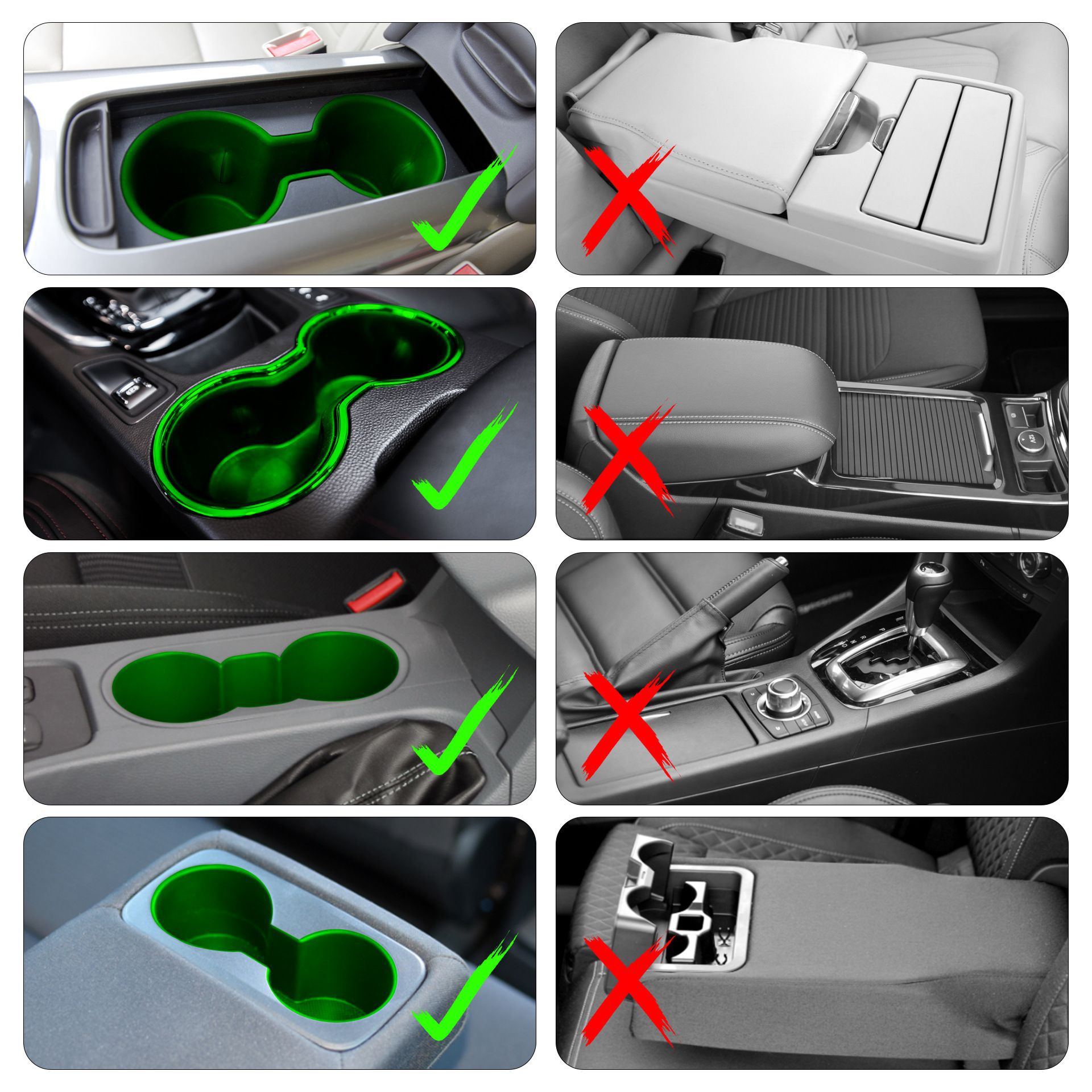 Car Water Cup Holder Multifunctional Water Cup Limiter Car Large Diameter Cup Holder Tray Storage Rack Beverage Cup Holder