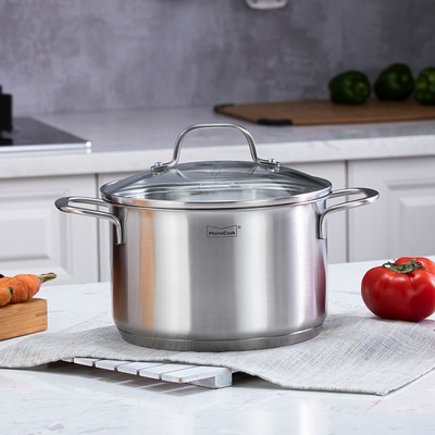 汤锅304不锈钢加厚家用小煮锅煮粥奶锅燃气电磁炉锅具|ms