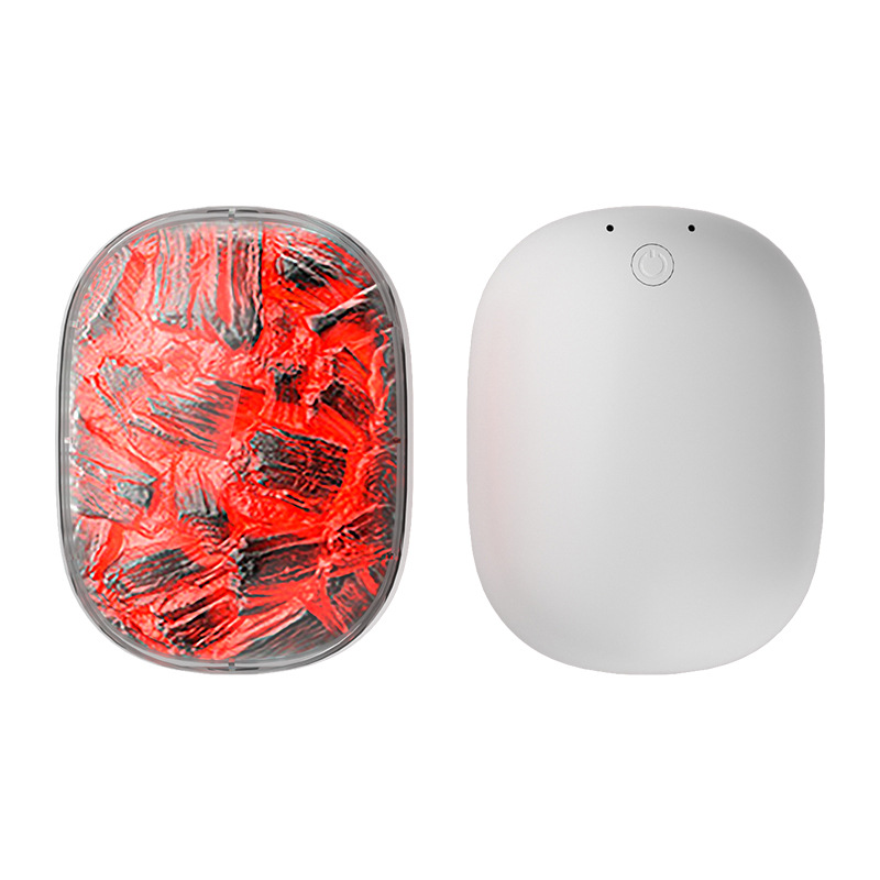 Nueva llama mano calentador carga dos en uno dinámico carbón fuego lámpara caliente bebé invierno regalo al por mayor