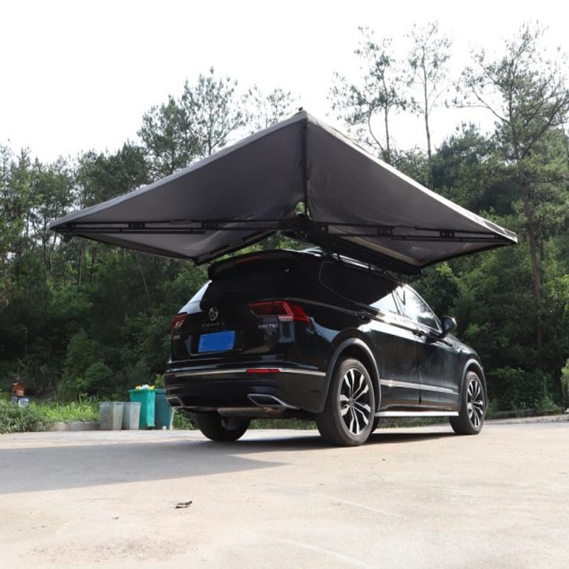 270 degree fan-shaped outdoor car side tent side tent canopy car awning roof side tent canopy