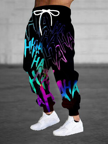 TEMU Bestselling Air Layer Waistcoat Pants 3D Printed Dragon Pattern Series Cuffed Pants