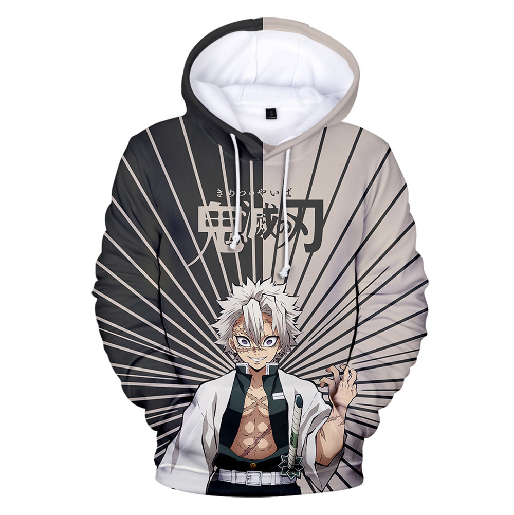 Transfronterizo en stock-día hoja fantasma 3D impreso suéter de los hombres europeos y americanos con capucha suéter suelto 3D Digital