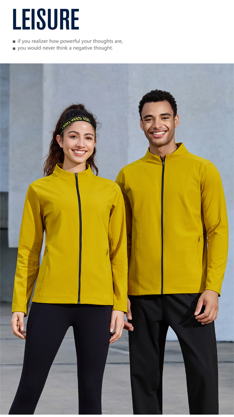 Unisex Zip-Up Training Jacket – Quick-Dry Breathable Workout Top For Outdoor Sports – Lightweight Fall/Winter Activewear In Trendy Colors_voghion.com