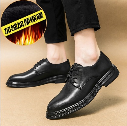 Primavera nuevos zapatos de hombre Bloc estilo británico coreano tendencia alta hombre de negocios casual zapatos de cuero zapatos de boda