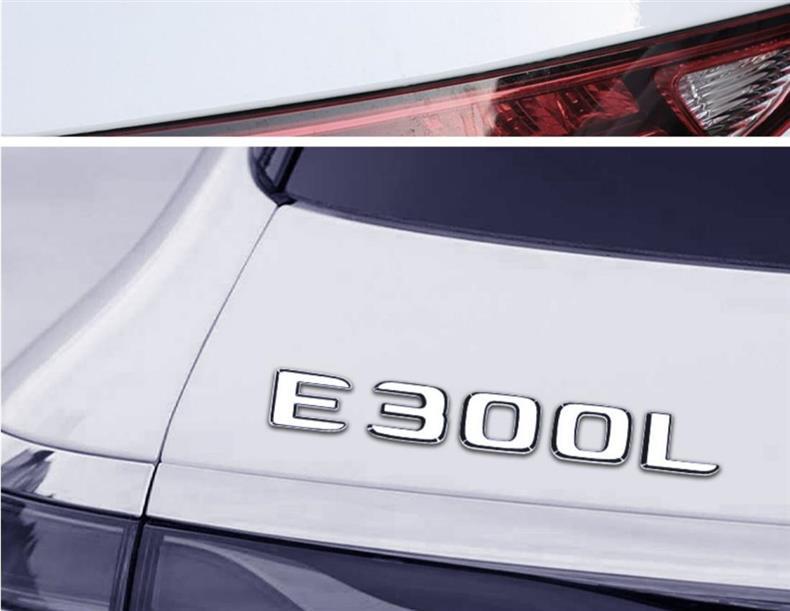 Mercedes-Benz 4MATIC AMG E300L GLC300L C200L tail emblem, lettering, and car stickers