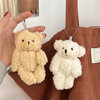 Cute plush pendant, doll, accessory, keychain, with little bears