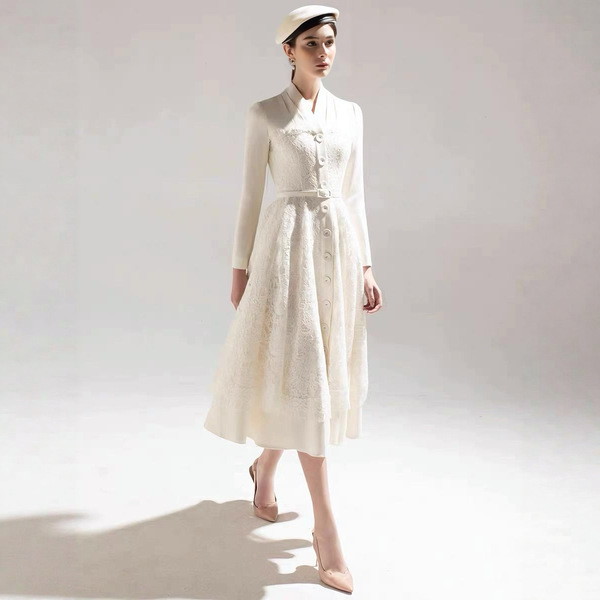 Small design base lace dress