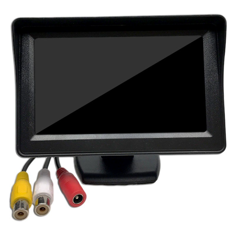 Монитор автомобиля 4,3 экран дюйма ХД Настольный ЛКД обращая напряжение тока особенного кронштейна изображения широкое