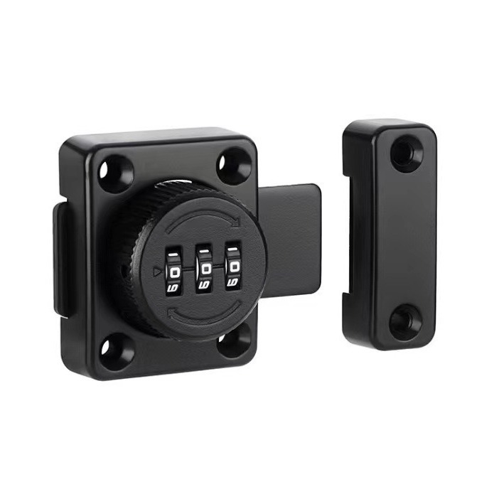 Cerradura del cajón sin perforar cerradura de la contraseña cerradura de la puerta interior contraseña del Gabinete de la puerta del gabinete cerradura del cajón Push-Pull doble cerradura del armario abierto