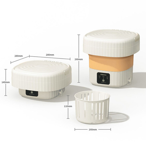 Folding Washing Machine, Small Washing Machine, Mini Washing Machine, Baby Underwear Washing, Socks Washing, Cross-border Portable Washing Machine