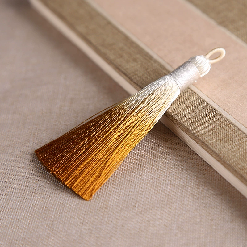Accessory with tassels, pendant, 8cm, gradient, Chinese style