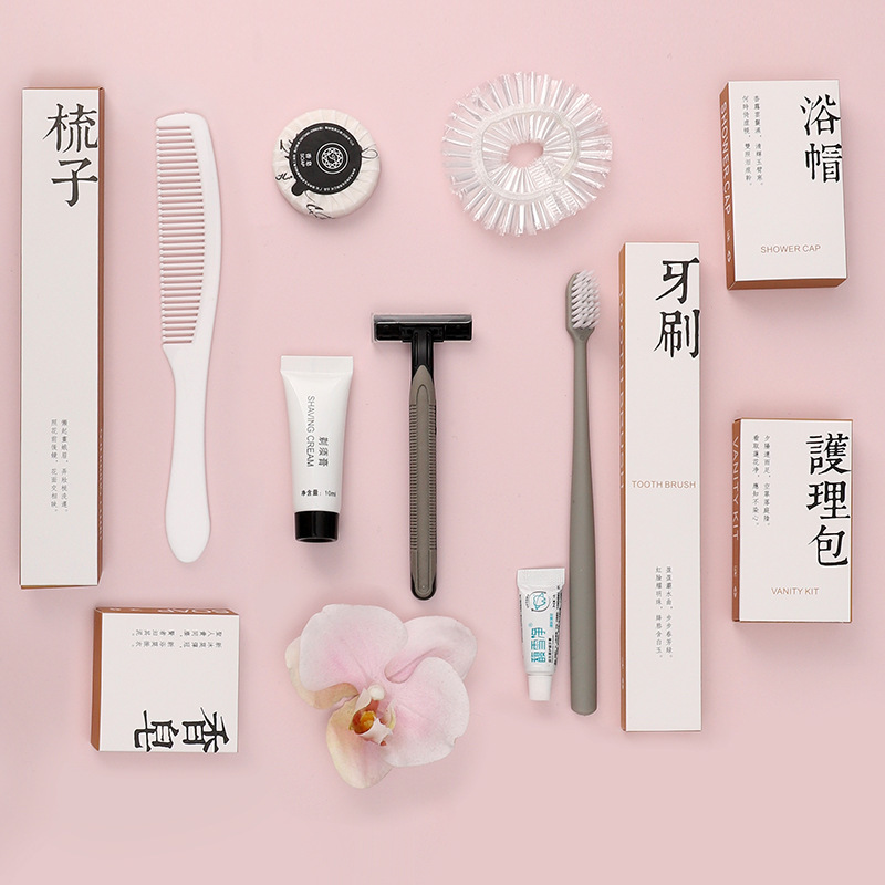 Star hotel guest room toiletries wholesale hotel disposable toothbrush homestay slippers shampoo dental suit Star hotel guest room toiletries wholesale hotel disposable toothbrush homestay slippers shampoo dental suit