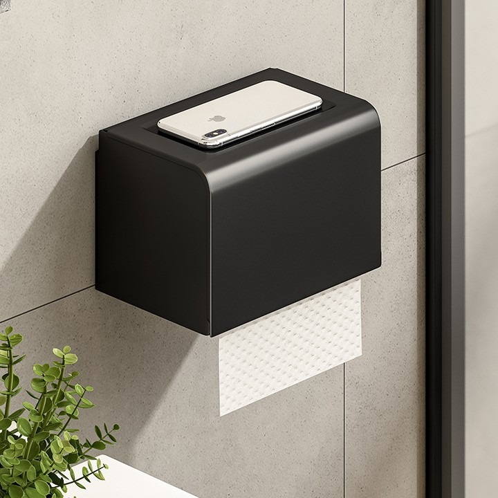 Toallero de Aluminio Espacial, Estante de Almacenamiento para Baño, Estante de Pared para Lavabo, Toallero sin Perforaciones