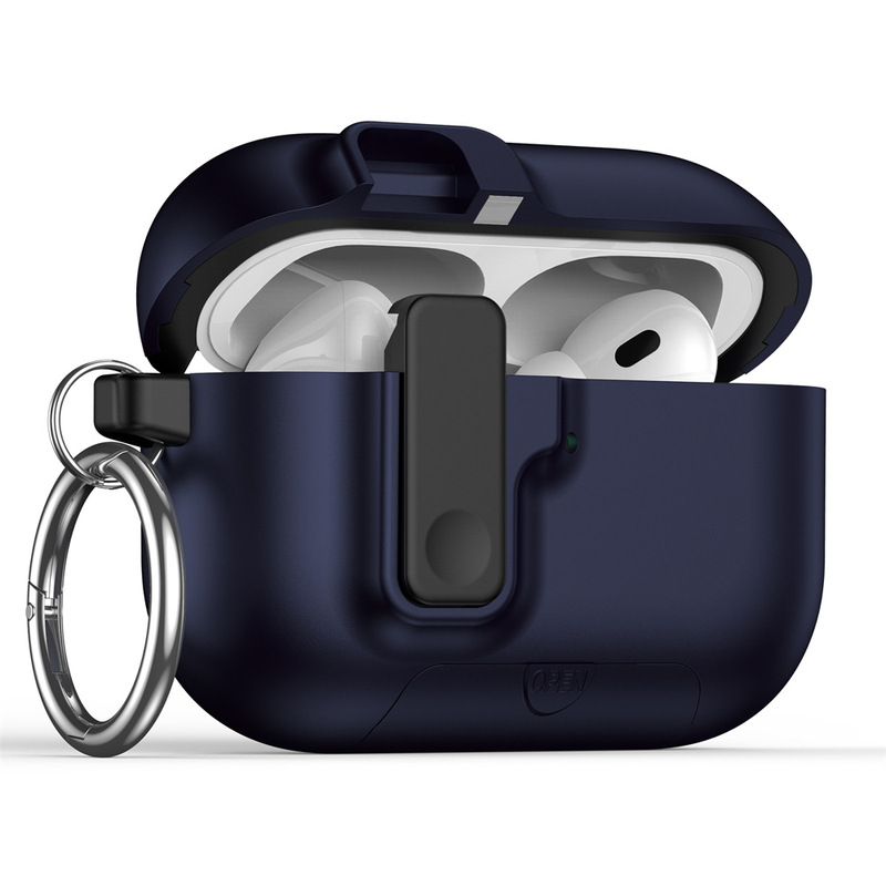 适用airpods pro3保护套弹盖锁扣支架二代4代pro2苹果蓝牙耳机壳|undefined