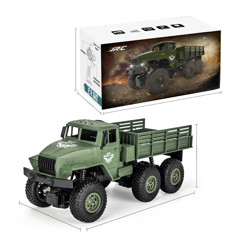 Реалистичный грузовик JJRC, дорожная игрушка, внедорожная радиоуправляемая машина, может взбираться