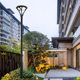 Solar street light outdoor led lights dark automatic bright park villa landscape lights outdoor solar garden lights