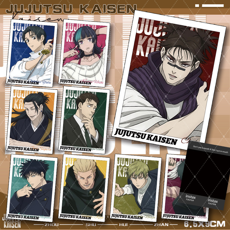 Jujutsu Kaisen Yuji Itadori and Yuta Okkotsu Polaroid Collectible Cards Decoration Jujutsu Kaisen Yuji Itadori and Yuta Okkotsu Polaroid Collectible Cards Decoration
