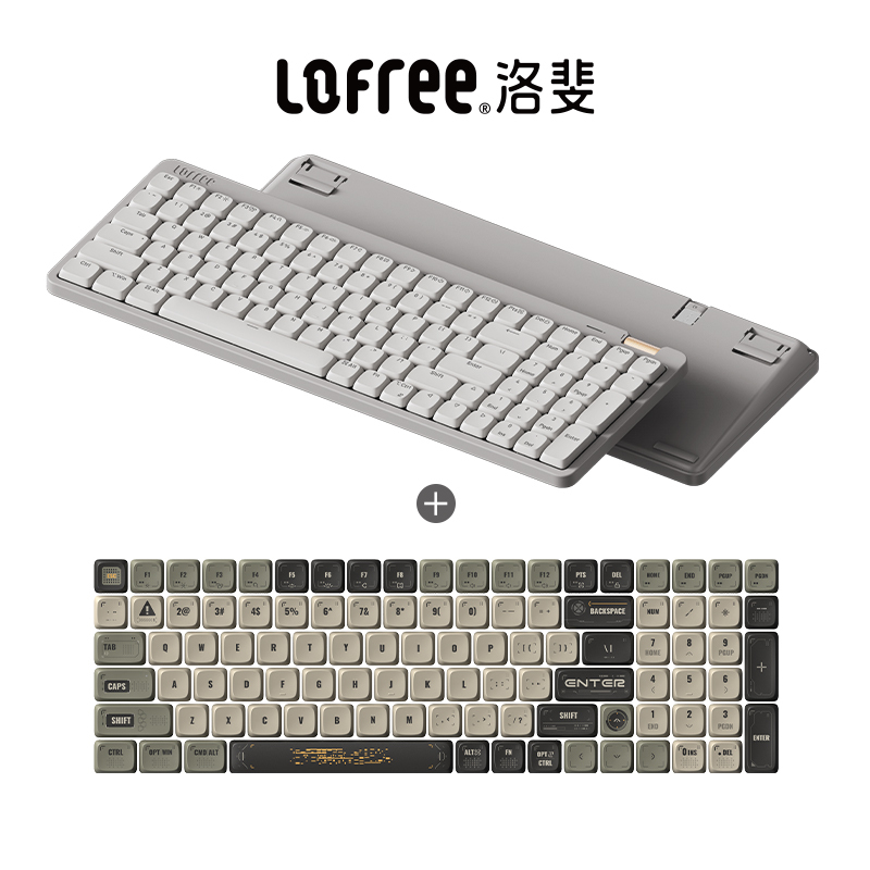 Lofree ロフリー ユースバージョン LITE 短軸メカニカルキーボード ワイヤレス Bluetooth オフィスタイピングガスケット|undefined