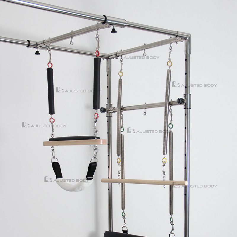Pilates roble blanco Cadillac cama de yoga equipo de entrenamiento de Pilates 3 en 1 fábrica de equipos elevados