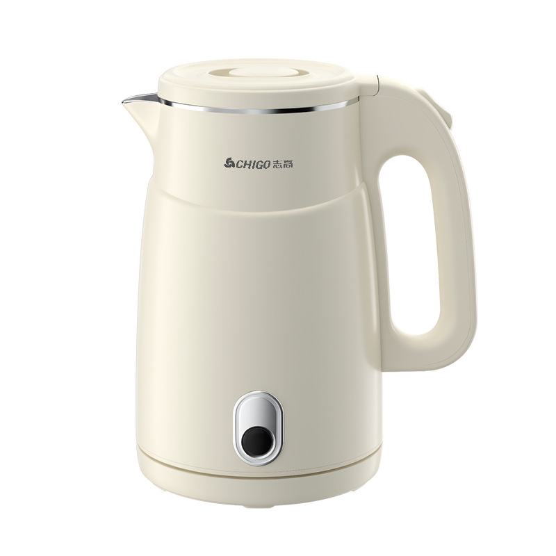 Zhigao hervidor de agua eléctrica hervidor de agua doméstico aislamiento automático apagado de acero inoxidable hervidor de agua caliente de gran capacidad al por mayor