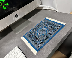 跨境復古歐式阿拉伯民族文創波斯風格地毯鼠標墊廠家來圖大小DIY