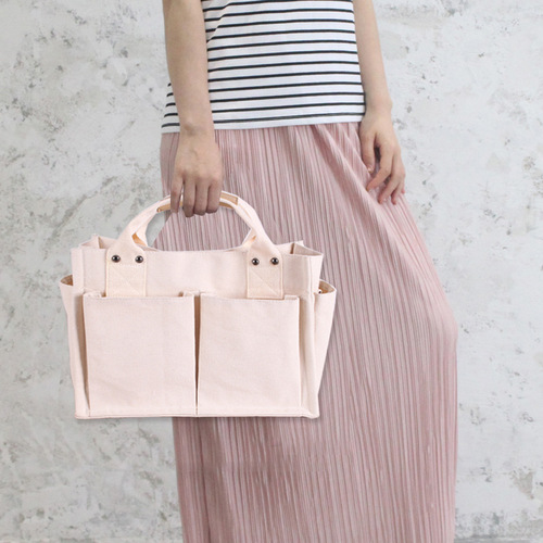 Factory Direct Supply Canvas Bag Casual Women's Handbag Shoulder Bag Lady Large Capacity Multi-Pocket Bag Crossbody Bag