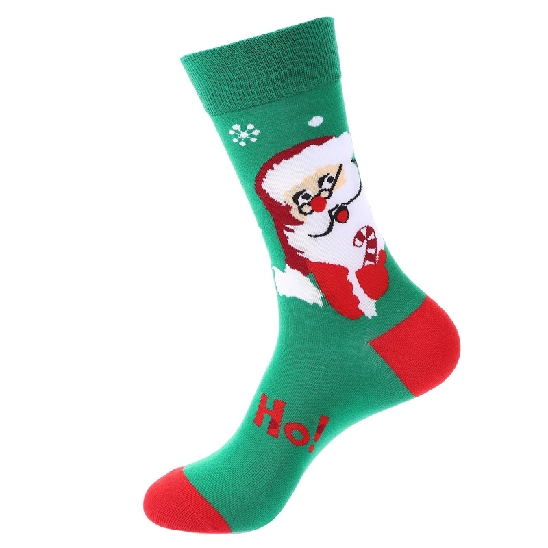Haichin クロスボーダー クリスマス ミッドチューブ トレンド ソックス レディース ヨーロッパとアメリカのトレンド ブランド クリスマス ソックス ロングソックス メンズ イン トレンド ソックス|undefined
