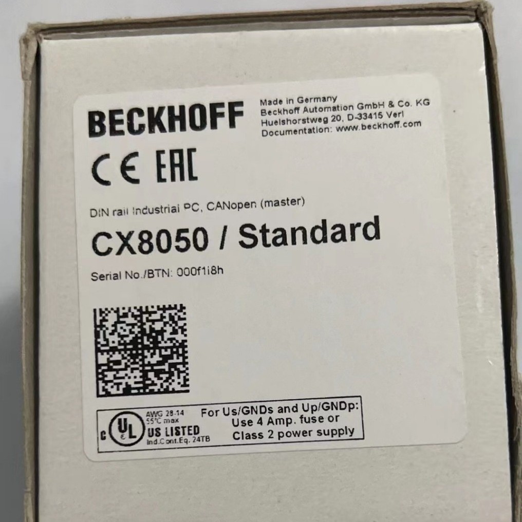 倍福CX8050嵌入式控制器CX8051现货质保一年CX8030全新CX8031议价