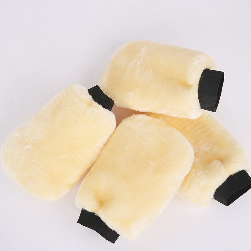 Direct Selling Double-sided Car Wiping Gloves, Car Supplies, Car Wiping Cloth, Environmentally Friendly Cleaning Tools, Car Washing Wool Gloves Wholesale
