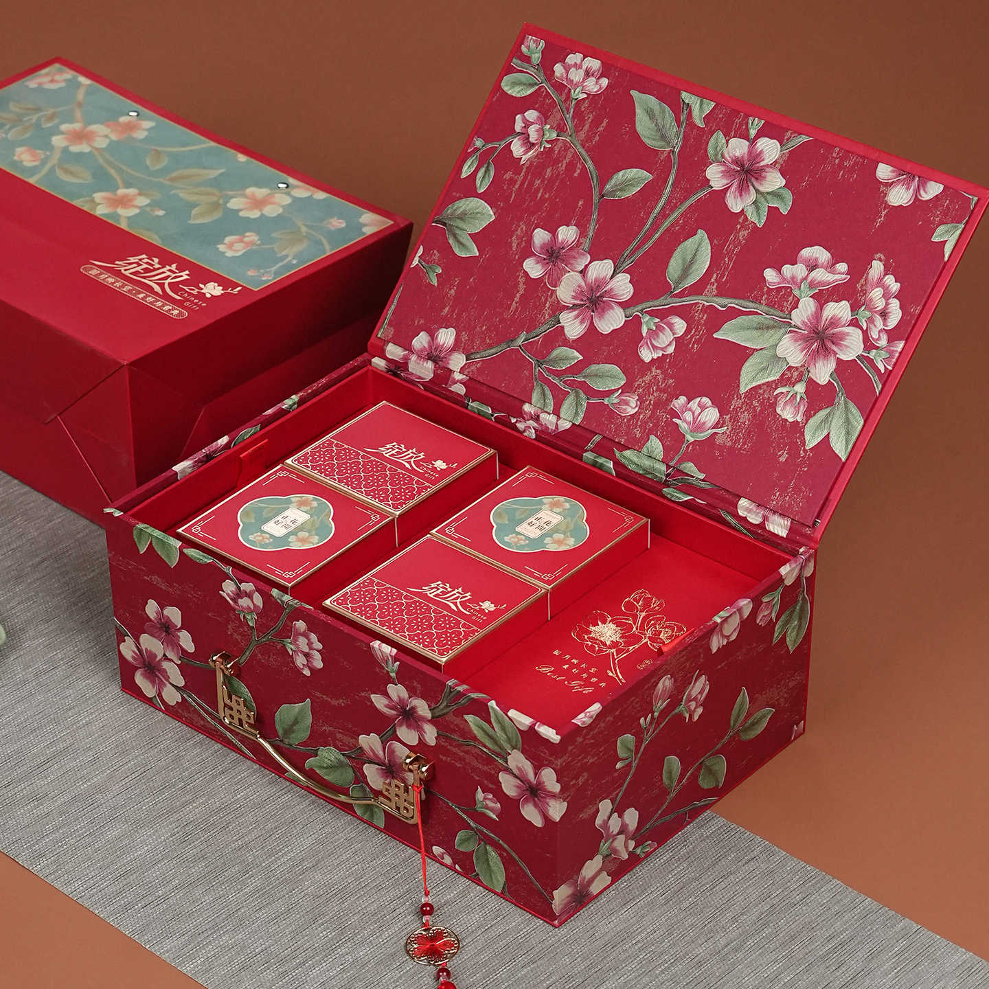 2025新款中秋节礼品盒高档双层月饼包装盒空礼盒10粒企业送礼现货