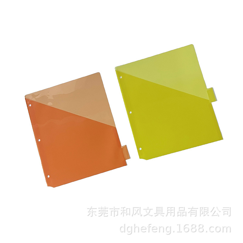 5タブ分離ページ3穴レインボーインデックス分離リフィルバッグラベルファイルバッグA4米国規格分類シート