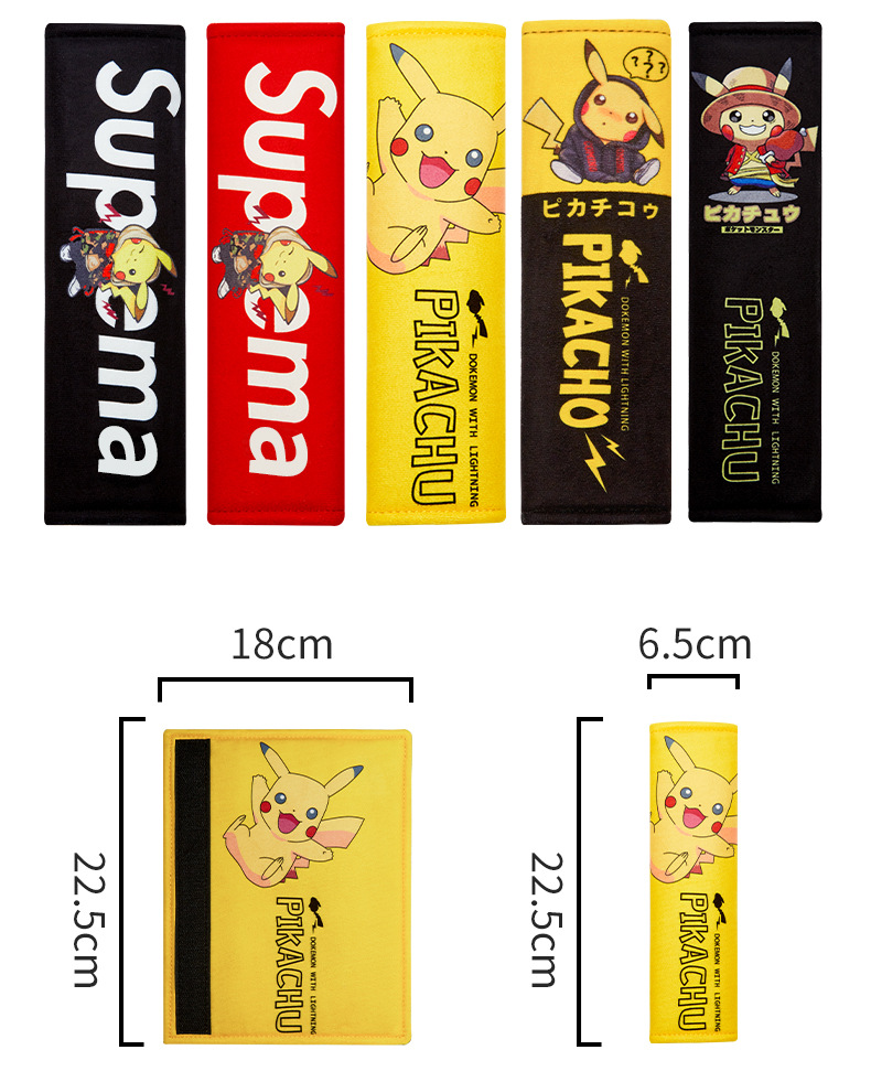 Car Seatbelt Shoulder Pads, Anti-Neck Strangulation, Cartoon Seatbelt Covers, Anti-Slip Car Seatbelt Shoulder Protectors