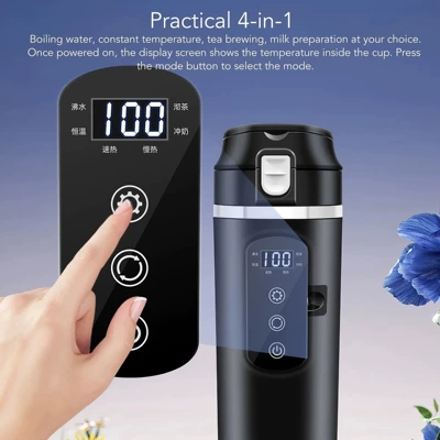 Avtomobil Su Qaynadıcısı 12V24V Universal Elektrikli Qızdırıcı Fincan, Ev və Avtomobil Üçün