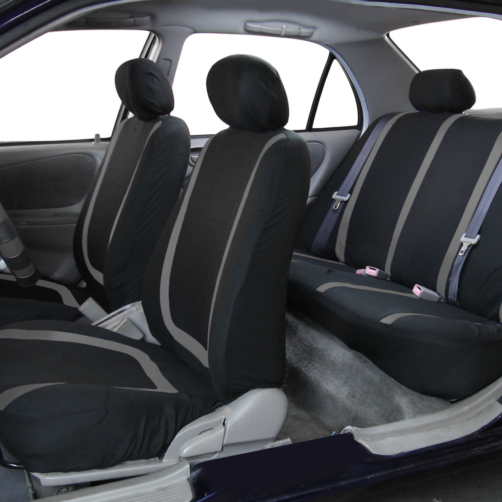 General Motors Five-Seater Polyester Fiber Patchwork Car Seat Covers for Export to Russia, Mexico, and the United States