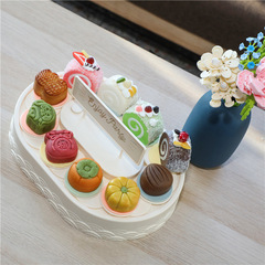 Rotary Dessert Machine Sushi Chef Automatic Rotating Dessert Table Birthday Cake Acrylic Lighted Macaron Tray