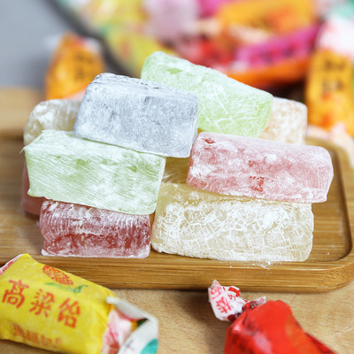 St. Fu Kee Sorghum syrup Soft sweets Shandong specialty Reminiscence snacks blend old-fashioned wire drawing fruit candy 500g/ bag