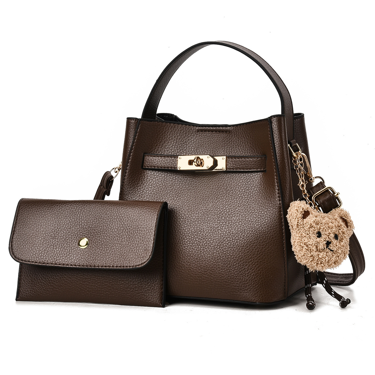 2026 nuevo temperamento de alta calidad bolso de mano de bloqueo de mujer simple gran capacidad bolso de madre universal bolso de hombro image 5