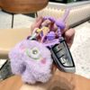 Cute plush monster, doll, keychain, toy, small bag, fashionable pendant, Birthday gift, wholesale