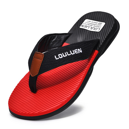 Slippers for men new casual trendy beach flip-flops non-slip soft sole wear-resistant summer outer wear men's flip-flops