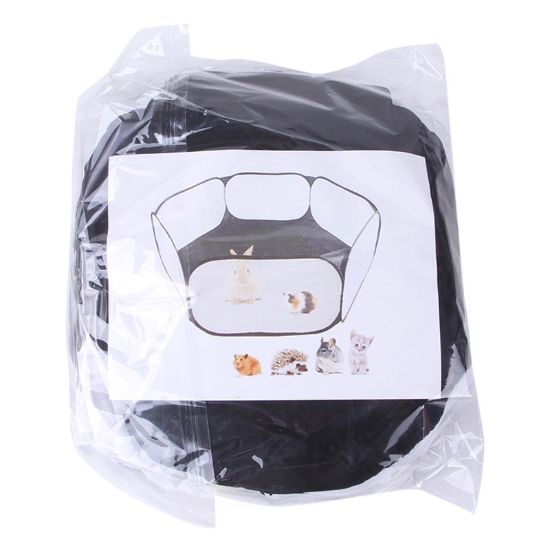 Factory pet foldable fence multicolor hexagonal fence mesh polyester cloth pet fence tent toy