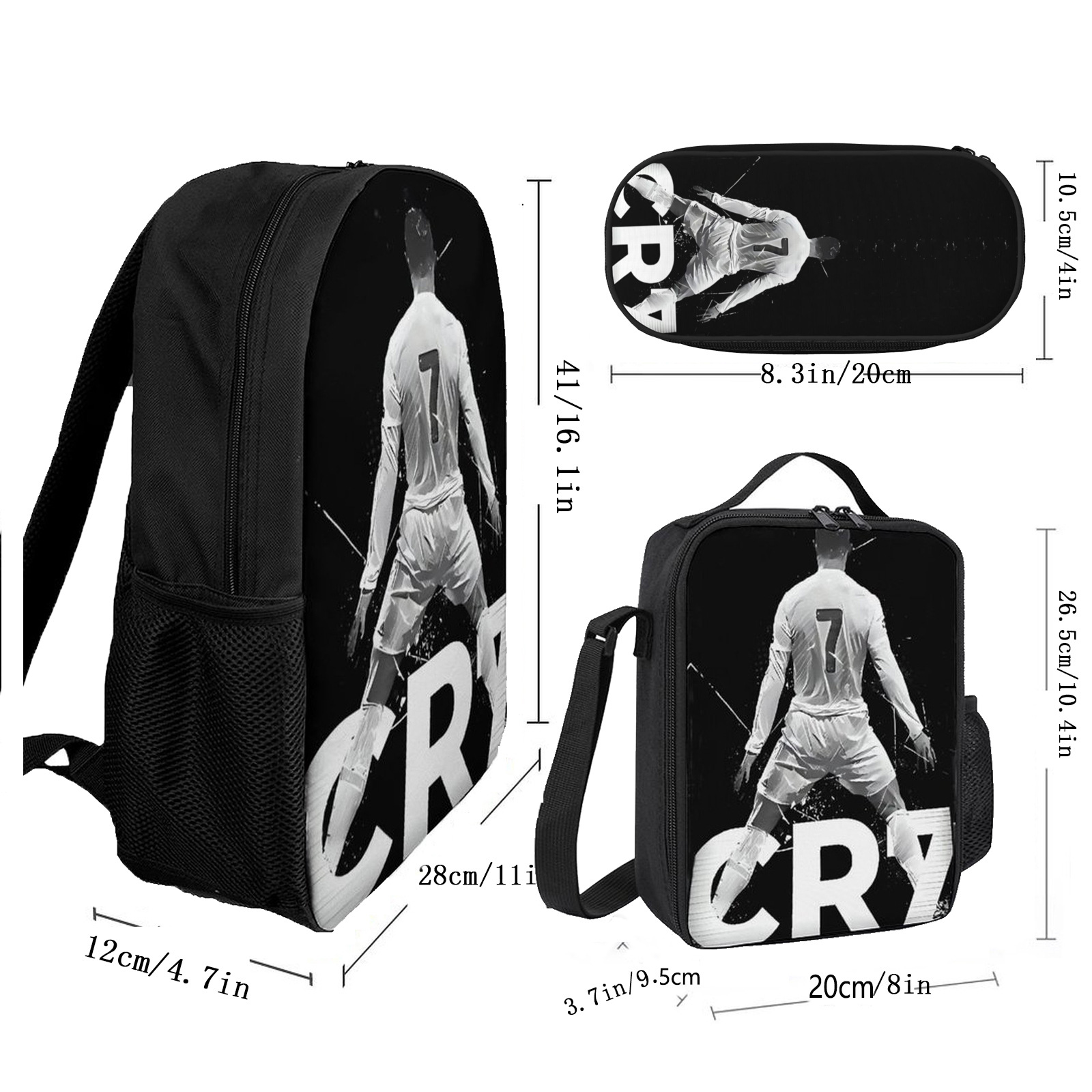 Mochila de impresión transfronteriza personalizada bolsas escolares bolsas de bolsillo bolsas de bolsas de estilo personalizadas gran capacidad