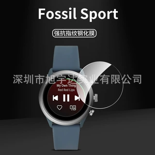 适用Fossil Sport钢化膜手表玻璃膜Q Venture gen3弧边Q Marshal