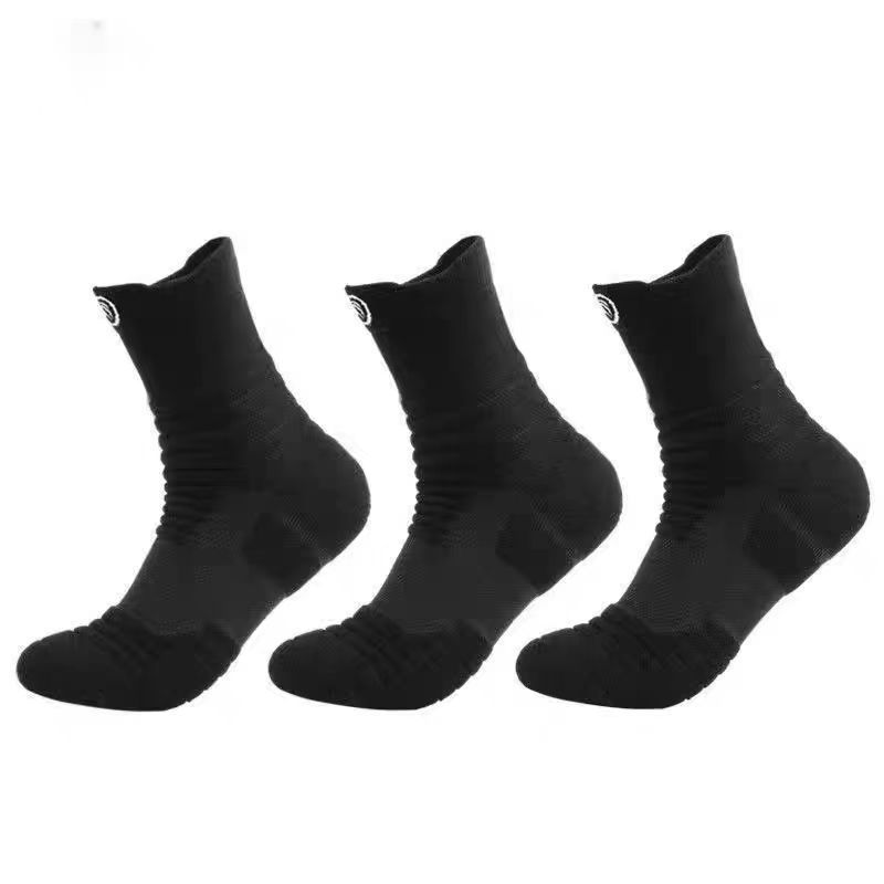 Men's Basketball Running, Marathon, Outdoor Fitness, Sports Socks For Adults, Thin Towel-bottom Cotton Socks, Breathable_desvips.com