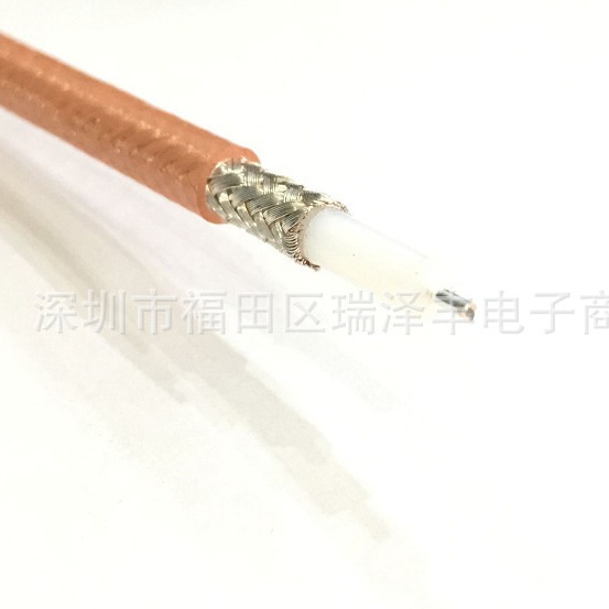 供应双层镀银频蔽线RG142/400高温同轴电缆