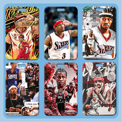 艾弗森卡套批發塑料滑蓋學生校牌飯卡胸牌小卡工作證卡套門禁公交