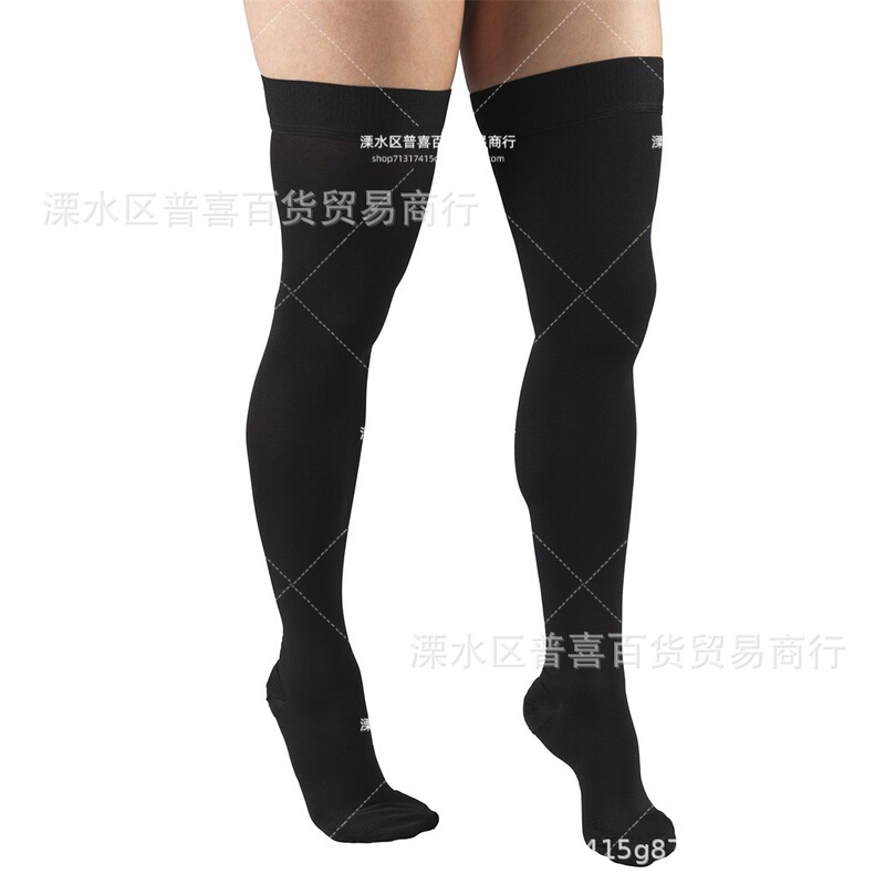 Cross-Border Export Toe-Covering Pressure Socks, Long-Tube Knee-High Elastic Socks, Compression Socks, Anti-Varicose Socks, Maternity Leggings Socks