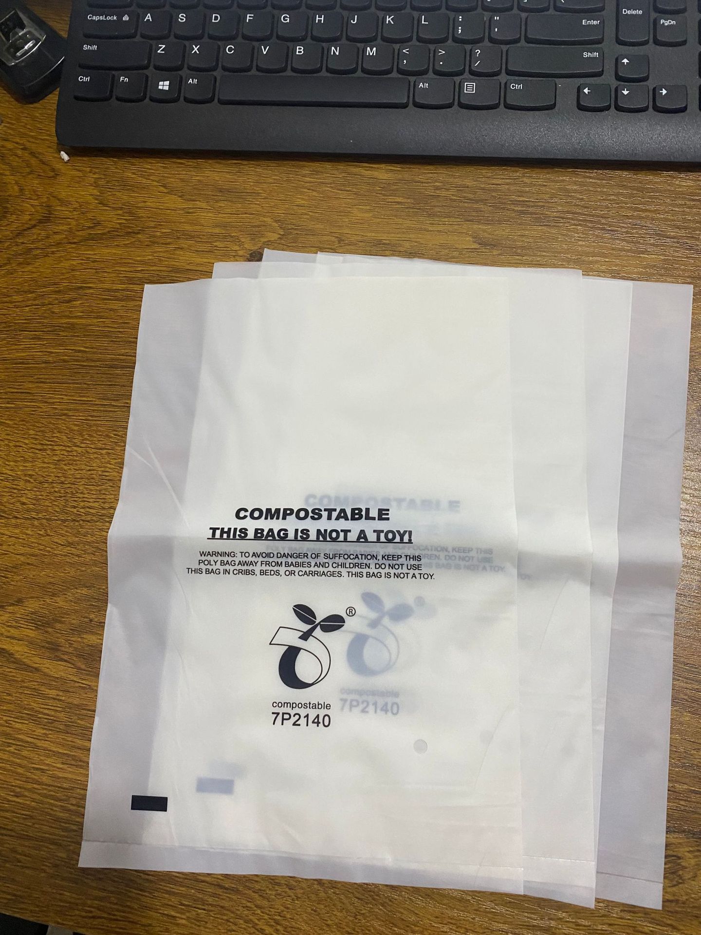 全生物降解袋 玉米淀粉胶袋工厂供应PLA可降解包装袋