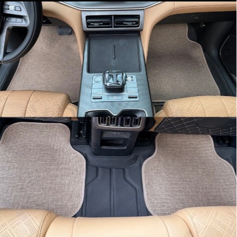 Linen Car Floor Mats, Universal Car Floor Mats for Main Drivers, Manufacturers Supply Easy-To-Clean Linen Foot Protection Car Mats