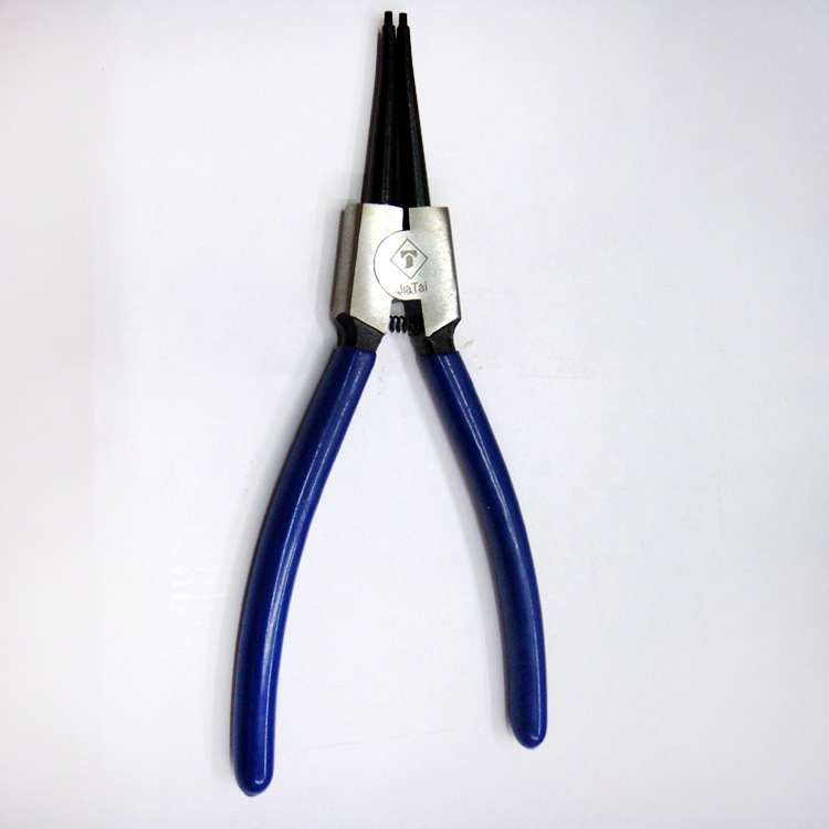 厂家供应7寸9寸挡圈钳轴用卡簧钳内卡外卡 内弯外弯8寸弯嘴卡簧钳